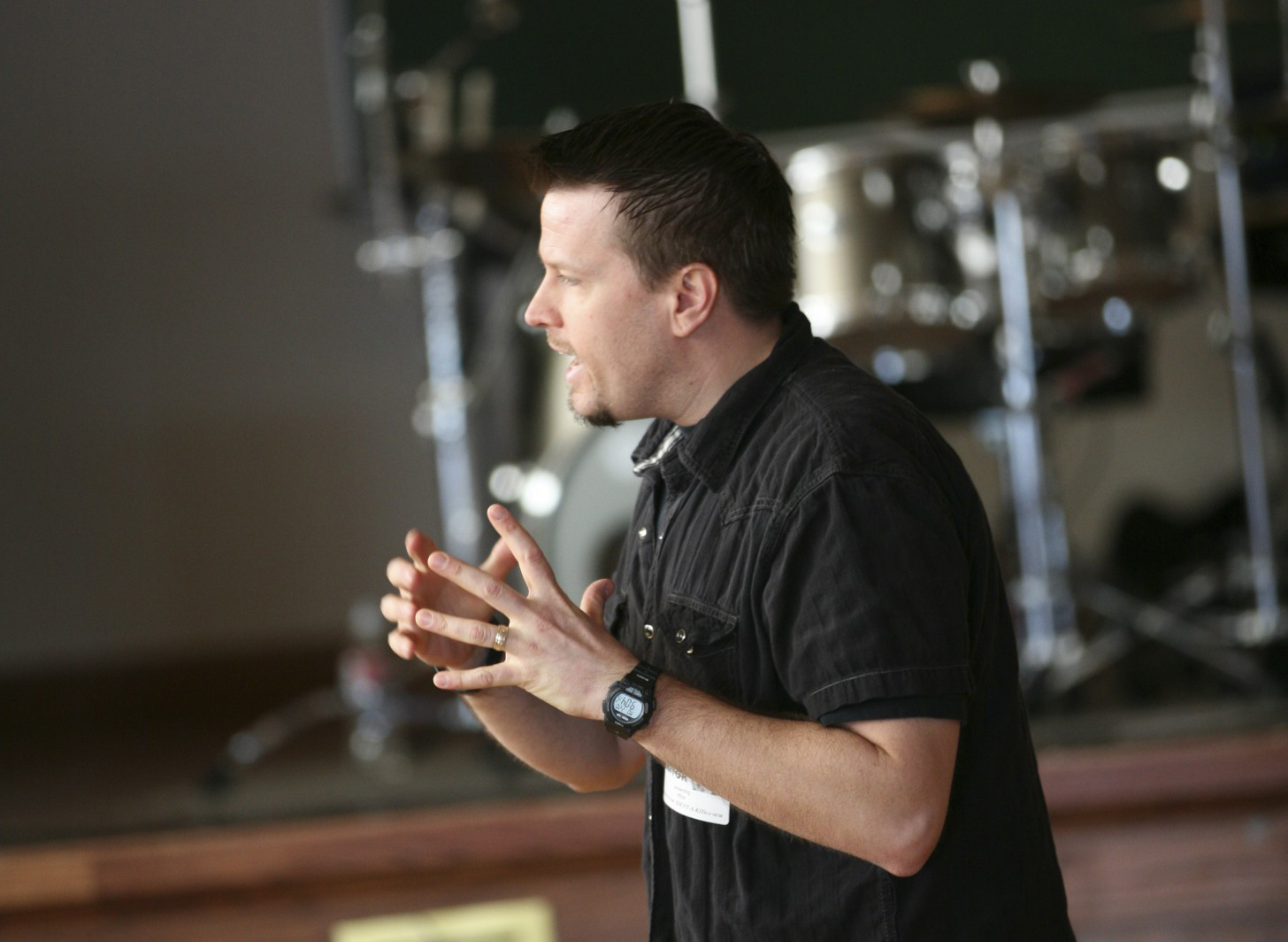 Ryan Rothmeyer presenting